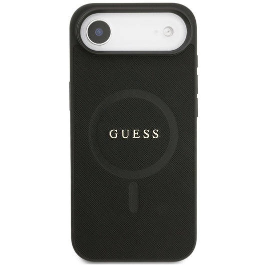 MagSafe-deksel for Apple iPhone 17 Air, Guess, Saffiano Classic Logo, Svart