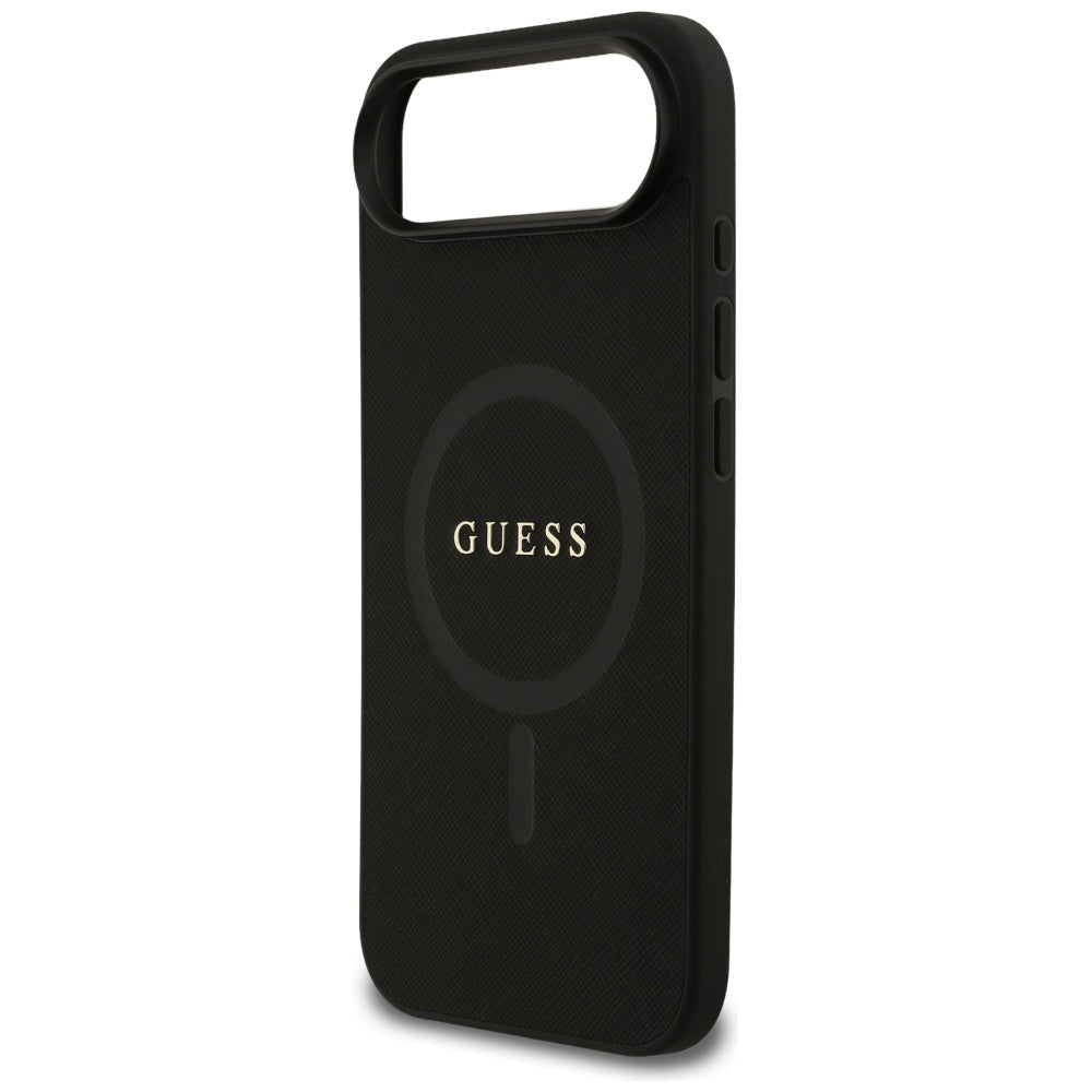 MagSafe-deksel for Apple iPhone 17 Air, Guess, Saffiano Classic Logo, Svart