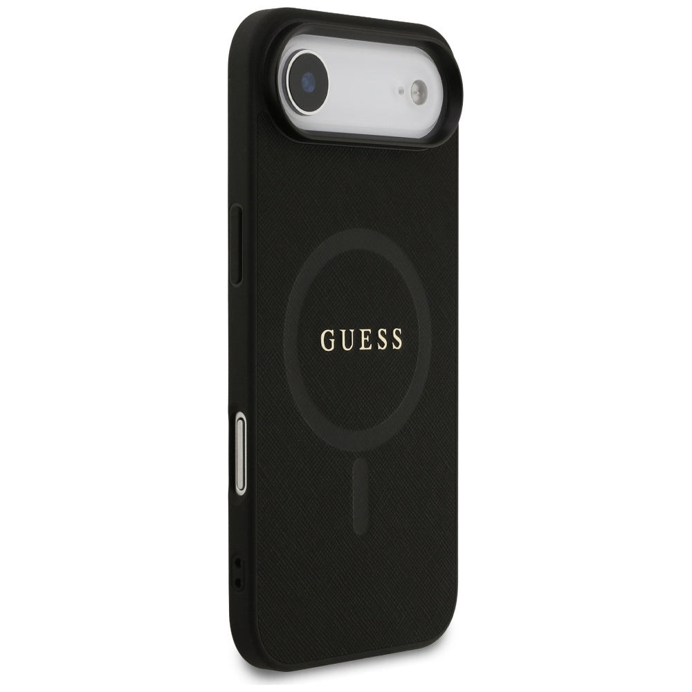 MagSafe-deksel for Apple iPhone 17 Air, Guess, Saffiano Classic Logo, Svart