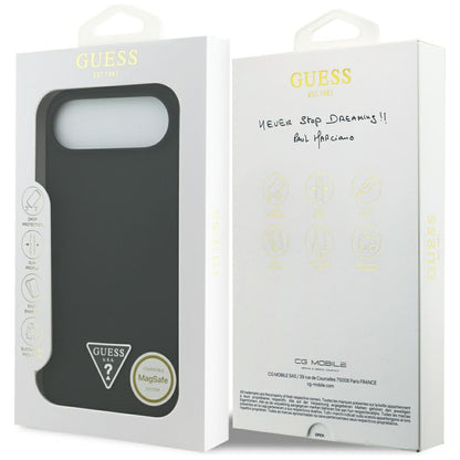 MagSafe-deksel for Apple iPhone 17 Air, Guess, Triangle Logo, Svart