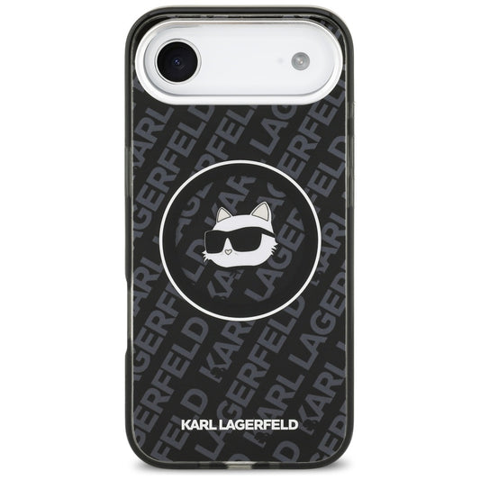 MagSafe-deksel for Apple iPhone 17 Air, Karl Lagerfeld, IML Choupette`s Head, Svart