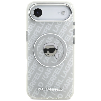 MagSafe-deksel for Apple iPhone 17 Air, Karl Lagerfeld, IML Karl`s Head, Grå