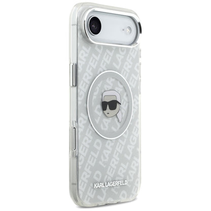 MagSafe-deksel for Apple iPhone 17 Air, Karl Lagerfeld, IML Karl`s Head, Grå