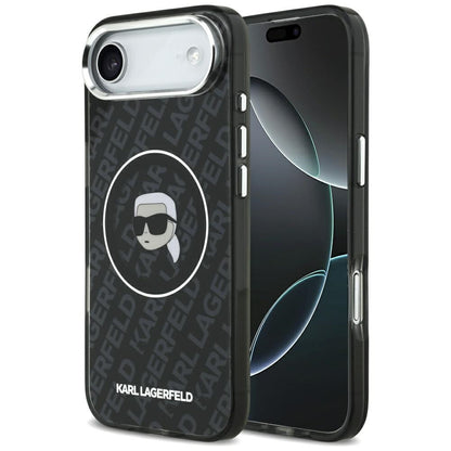 MagSafe-deksel for Apple iPhone 17 Air, Karl Lagerfeld, IML Karl`s Head, Svart