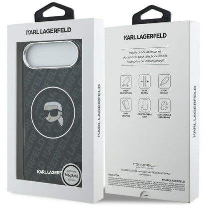MagSafe-deksel for Apple iPhone 17 Air, Karl Lagerfeld, IML Karl`s Head, Svart