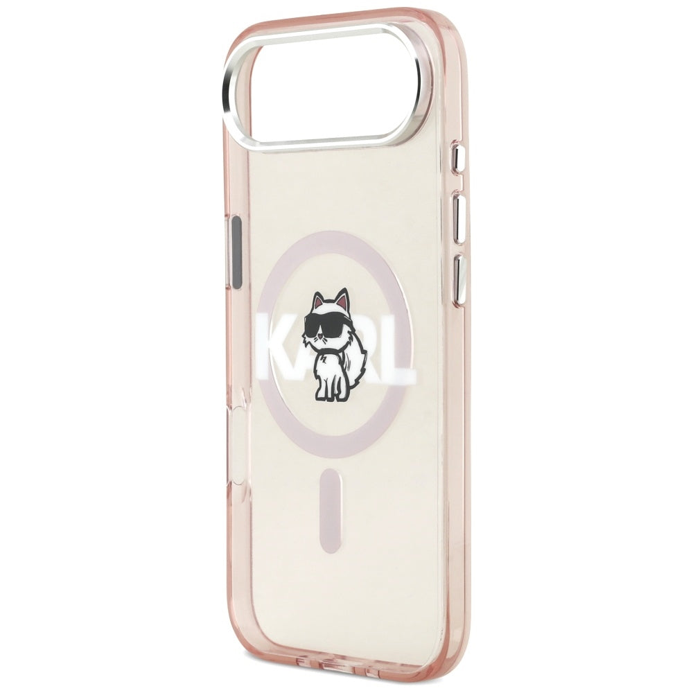 MagSafe-deksel for Apple iPhone 17 Air, Karl Lagerfeld, IML Sketch Logo Choupette, Rosa