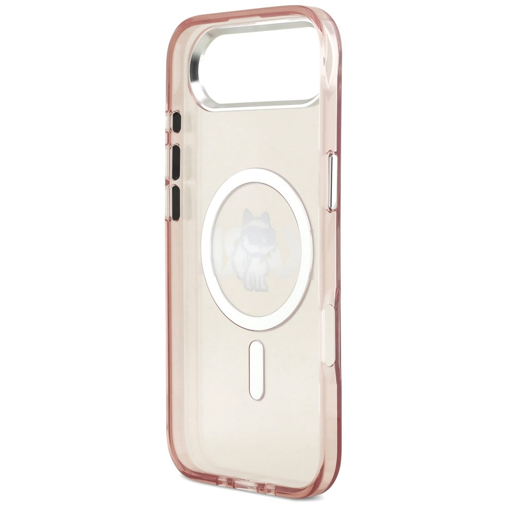 MagSafe-deksel for Apple iPhone 17 Air, Karl Lagerfeld, IML Sketch Logo Choupette, Rosa