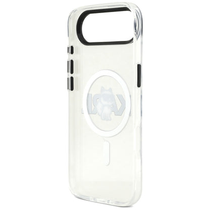 MagSafe-deksel for Apple iPhone 17 Air, Karl Lagerfeld, IML Sketch Logo Choupette, Gjennomsiktig