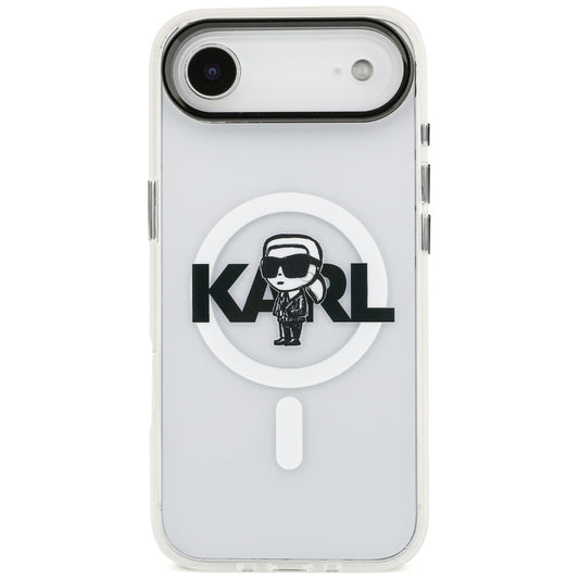 MagSafe-deksel for Apple iPhone 17 Air, Karl Lagerfeld, IML Sketch Logo Karl, Gjennomsiktig