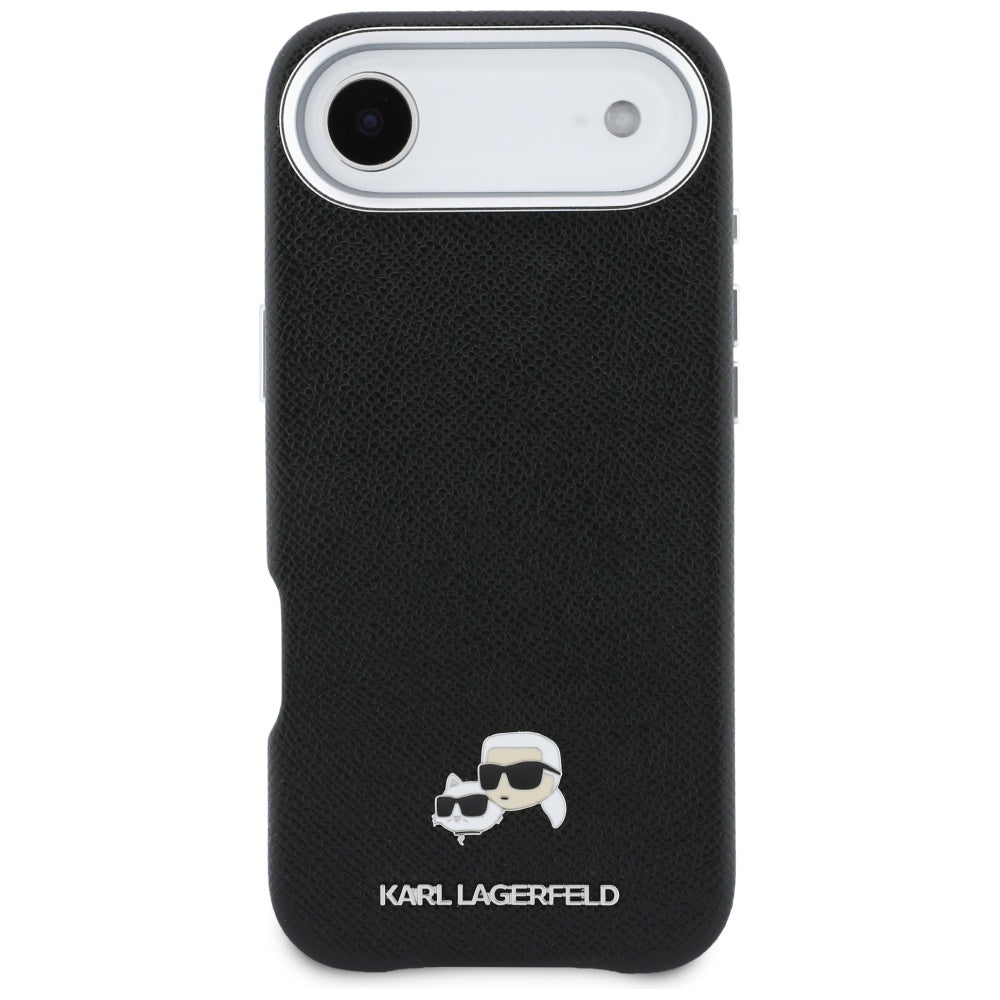 MagSafe deksel for Apple iPhone 17 Air, Karl Lagerfeld, Karl & Choupette Head's Pin, Svart