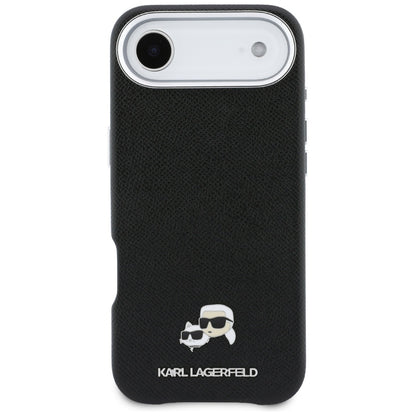 MagSafe deksel for Apple iPhone 17 Air, Karl Lagerfeld, Karl & Choupette Head's Pin, Svart