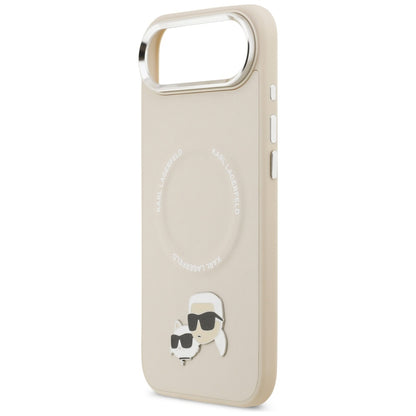 MagSafe-deksel for Apple iPhone 17 Air, Karl Lagerfeld, Karl & Choupette Pins, Beige