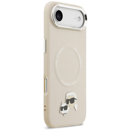 MagSafe-deksel for Apple iPhone 17 Air, Karl Lagerfeld, Karl & Choupette Pins, Beige