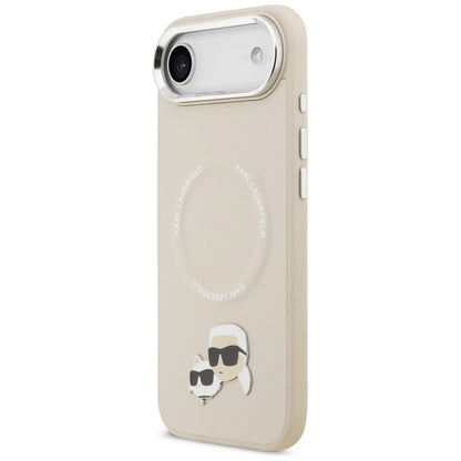 MagSafe-deksel for Apple iPhone 17 Air, Karl Lagerfeld, Karl & Choupette Pins, Beige