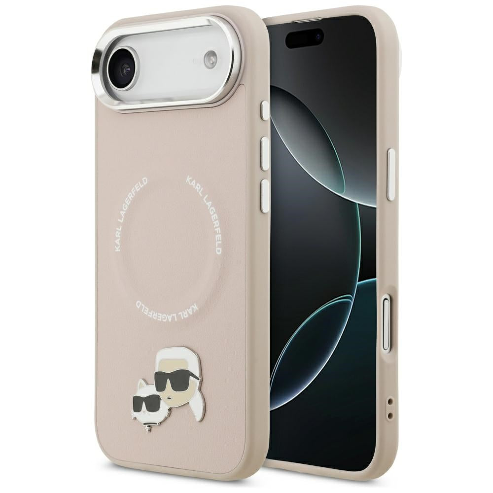 MagSafe-deksel for Apple iPhone 17 Air, Karl Lagerfeld, Karl & Choupette Pins, Rosa