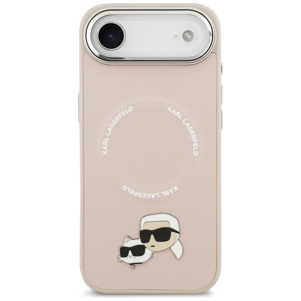 MagSafe-deksel for Apple iPhone 17 Air, Karl Lagerfeld, Karl & Choupette Pins, Rosa