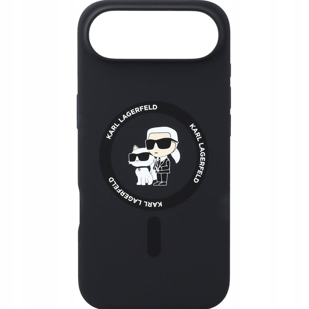 MagSafe-deksel for Apple iPhone 17 Air, Karl Lagerfeld, Ring Karl & Choupette, Svart