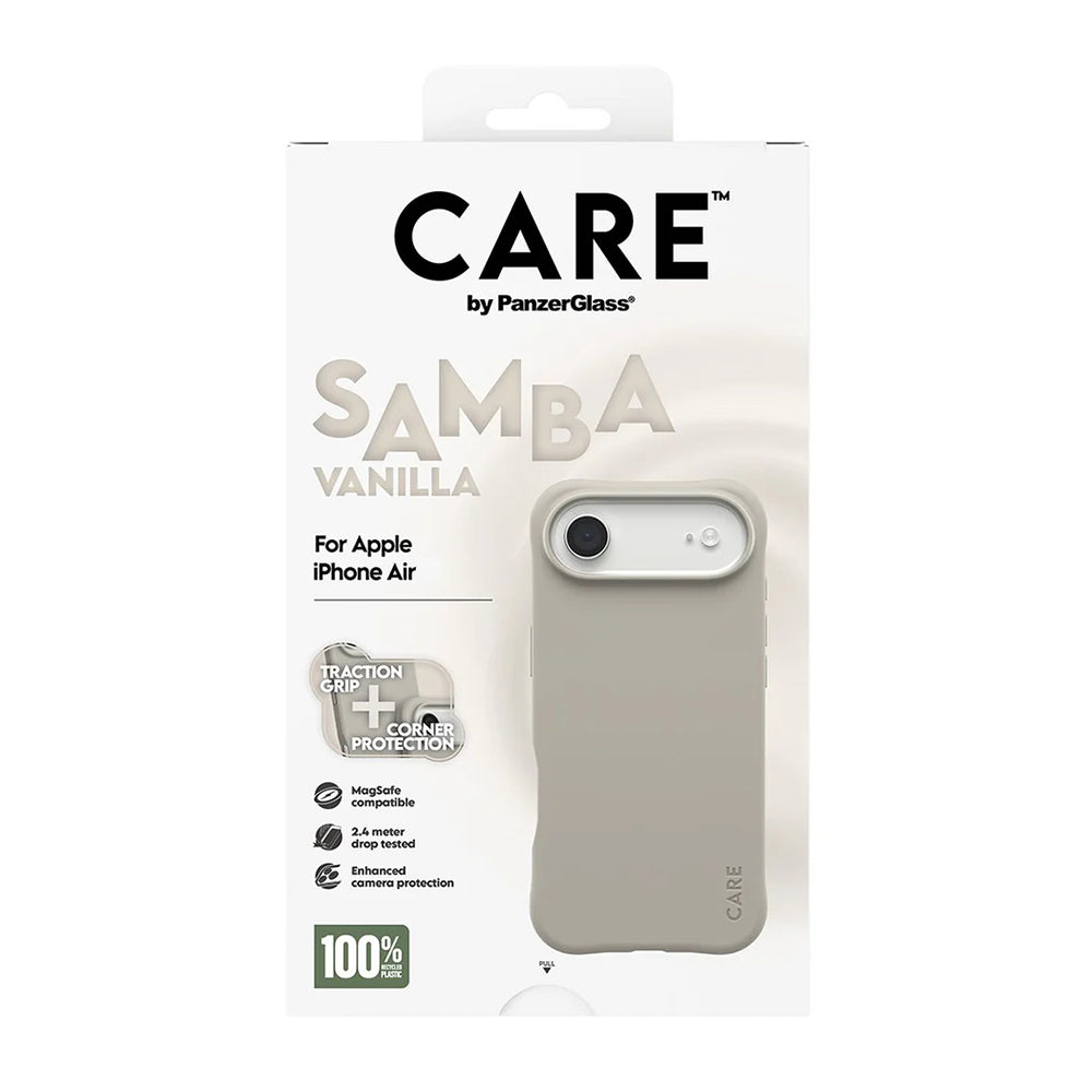 MagSafe-deksel for Apple iPhone 17 Air, PanzerGlass, Motebevisst, Beige