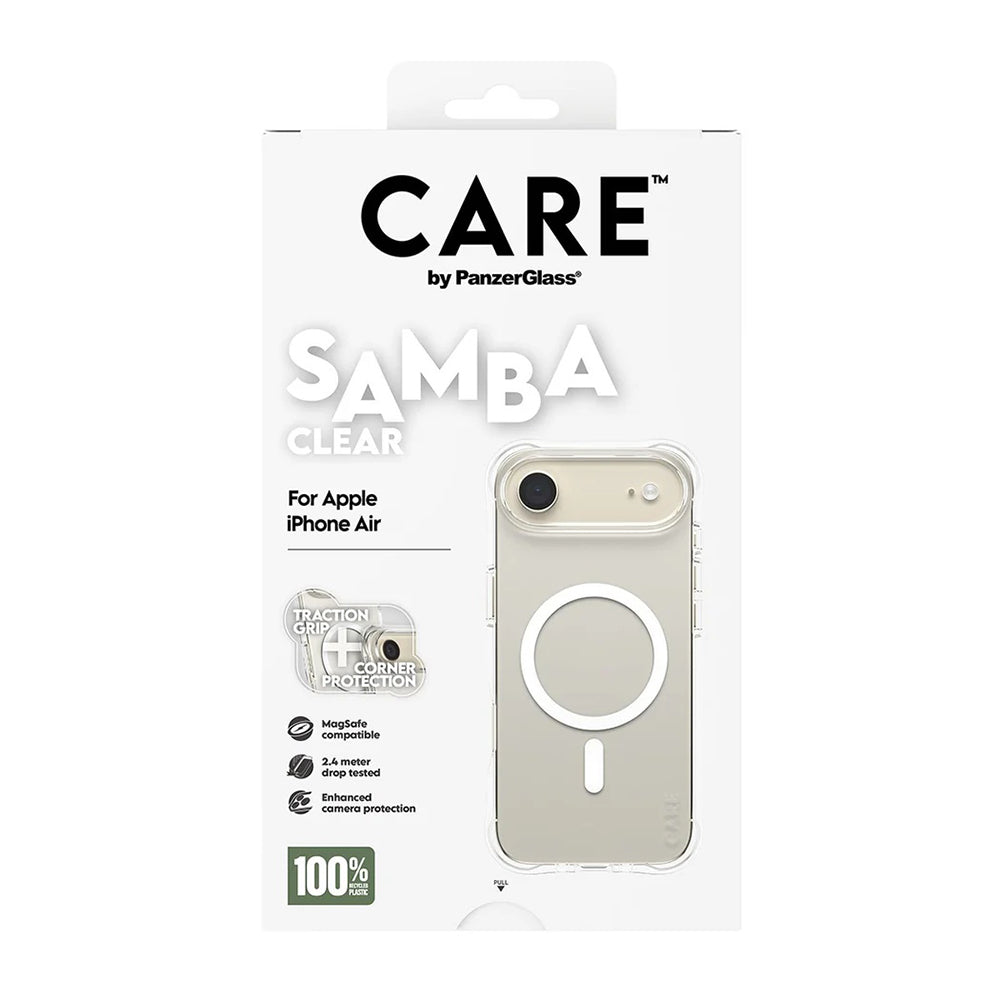 MagSafe-deksel for Apple iPhone 17 Air, PanzerGlass, Motebevisst, Transparent Hvit