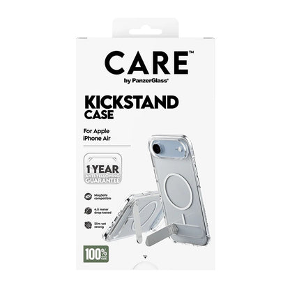 MagSafe-deksel for Apple iPhone 17 Air, PanzerGlass, med Kickstand, Gjennomsiktig