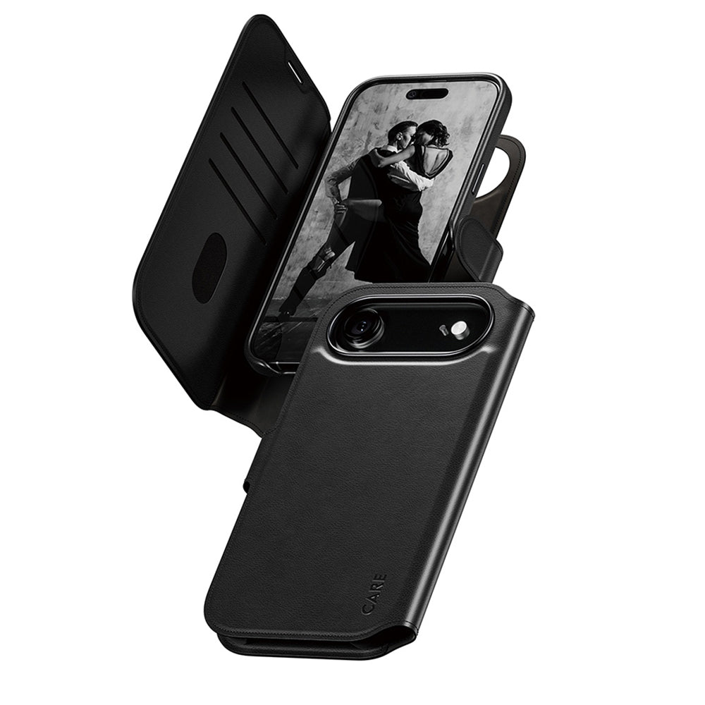MagSafe-deksel for Apple iPhone 17 Air, PanzerGlass, Care Feature Tango Two-in-One, Svart