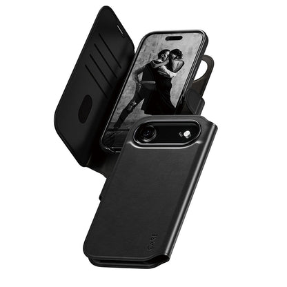 MagSafe-deksel for Apple iPhone 17 Air, PanzerGlass, Care Feature Tango Two-in-One, Svart