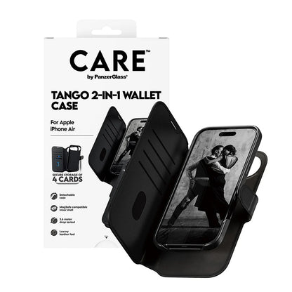 MagSafe-deksel for Apple iPhone 17 Air, PanzerGlass, Care Feature Tango Two-in-One, Svart