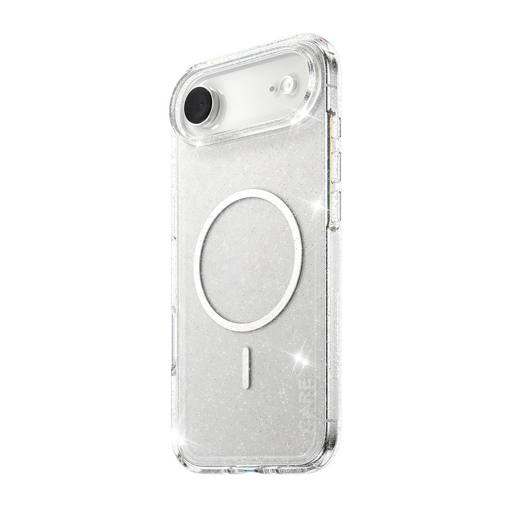 MagSafe-deksel for Apple iPhone 17 Air, PanzerGlass, Care Urban Explorer Star Lit, Transparent Hvit