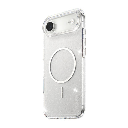 MagSafe-deksel for Apple iPhone 17 Air, PanzerGlass, Care Urban Explorer Star Lit, Transparent Hvit