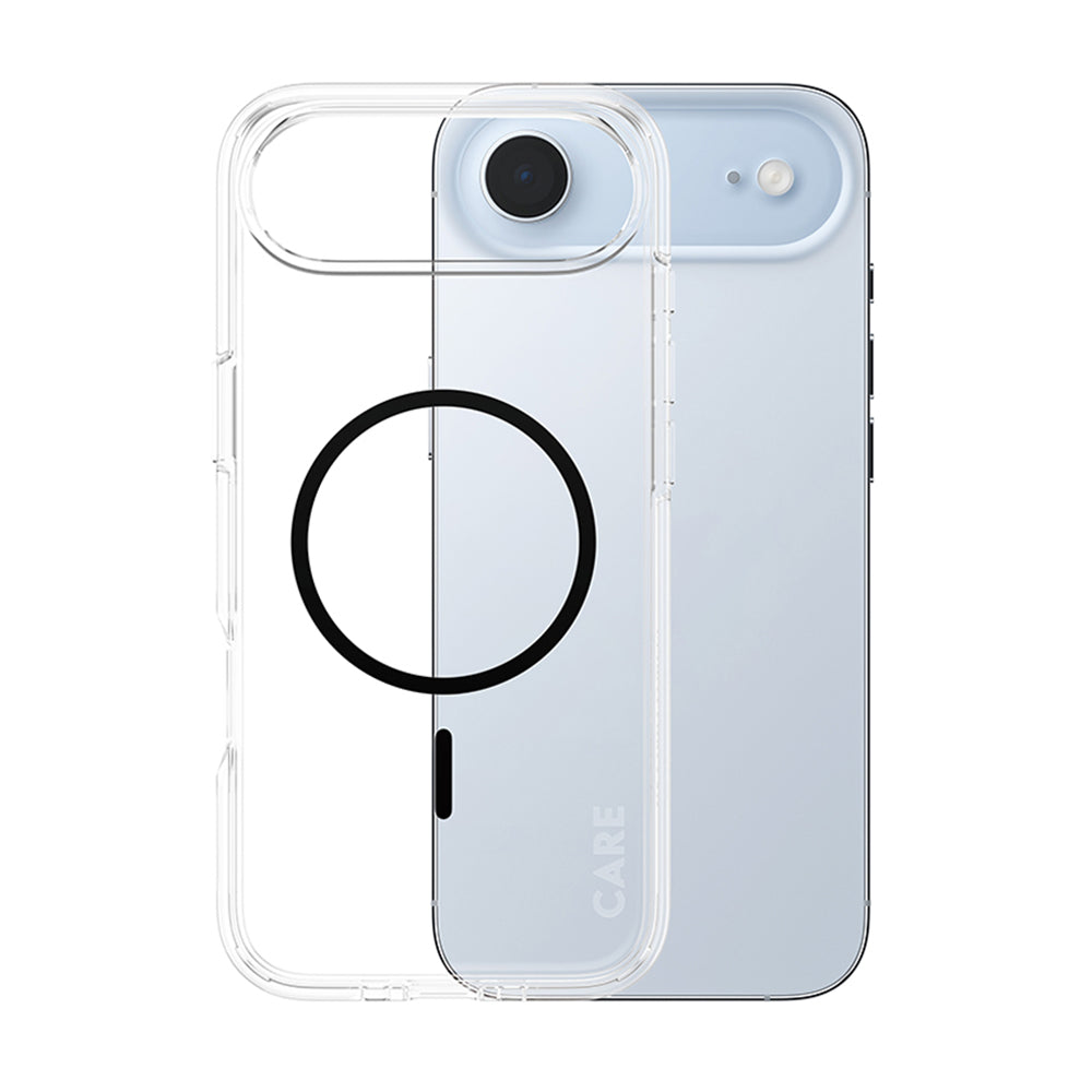 MagSafe-deksel for Apple iPhone 17 Air, PanzerGlass, Care Urban Explorer, Svart Transparent