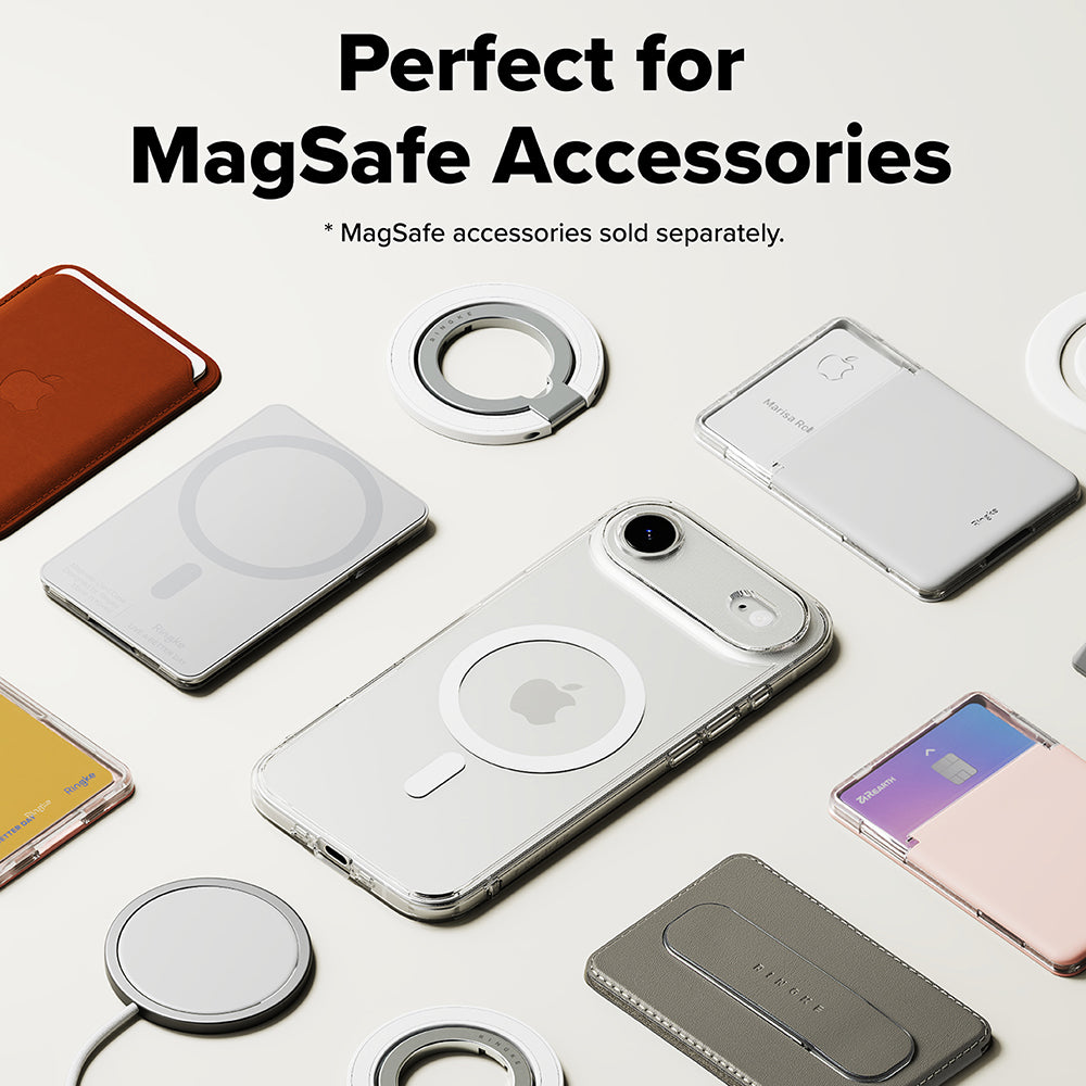 MagSafe-deksel for Apple iPhone 17 Air, Ringke, Fusion, Gjennomsiktig