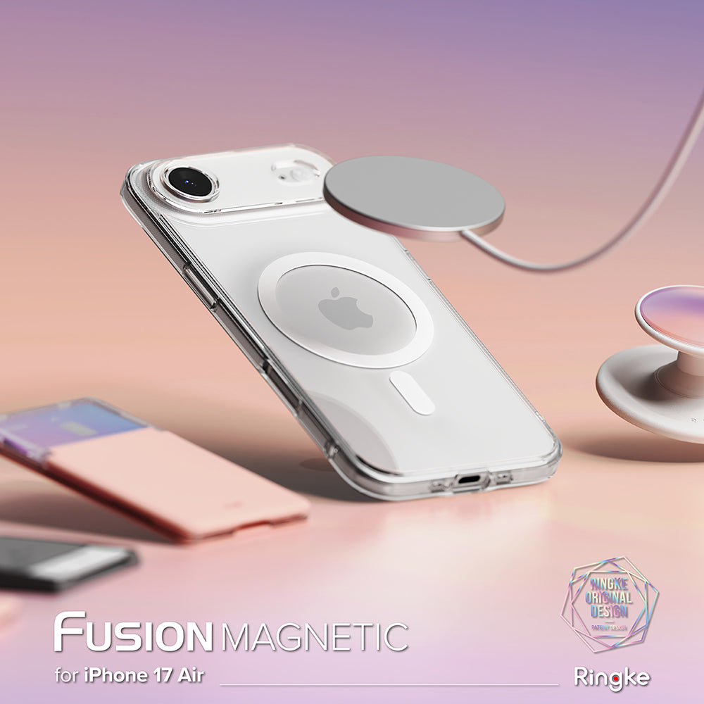MagSafe-deksel for Apple iPhone 17 Air, Ringke, Fusion, Gjennomsiktig