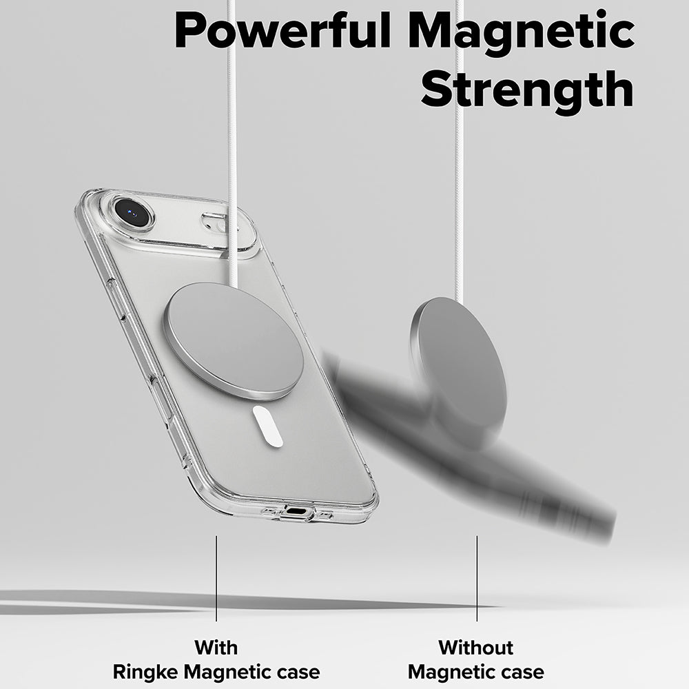 MagSafe-deksel for Apple iPhone 17 Air, Ringke, Fusion, Matt Transparent