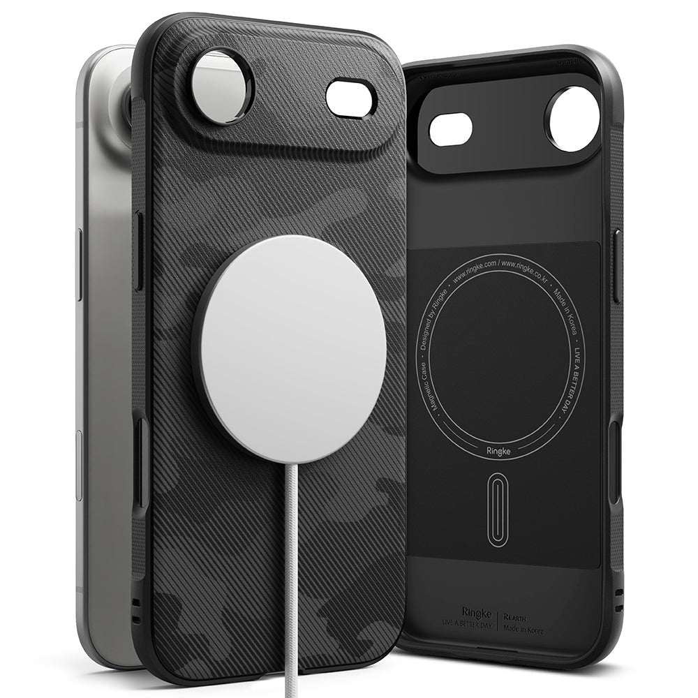MagSafe-deksel for Apple iPhone 17 Air, Ringke, Onyx, Camouflage