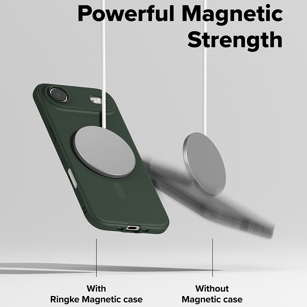 MagSafe-deksel for Apple iPhone 17 Air, Ringke, Onyx, Mørkegrønn