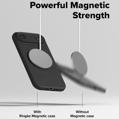 MagSafe-deksel for Apple iPhone 17 Air, Ringke, Silikon, Svart