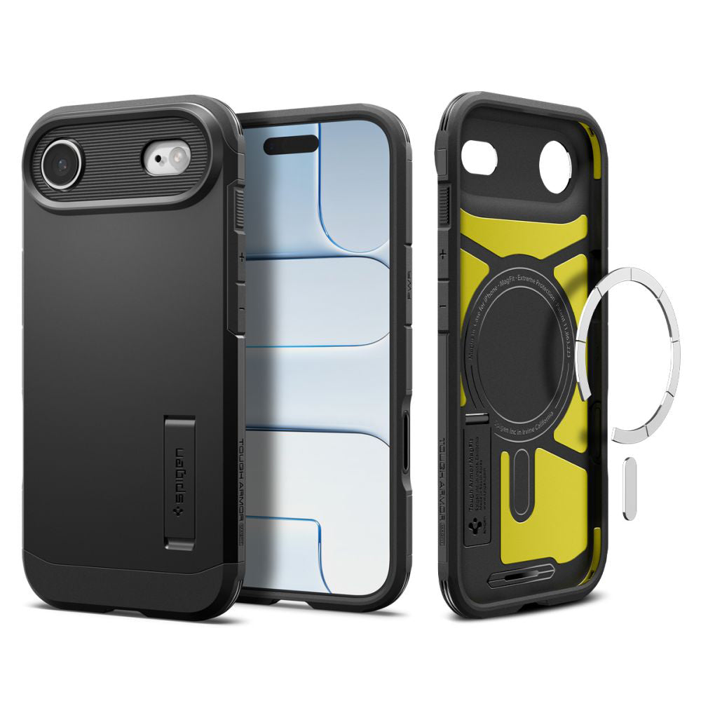 MagSafe-deksel for Apple iPhone 17 Air, Spigen, Tough Armor T, Svart