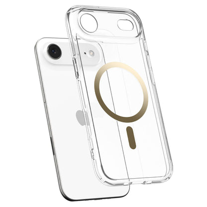 MagSafe-deksel for Apple iPhone 17 Air, Spigen, Ultra Hybrid, Gjennomsiktig Gull