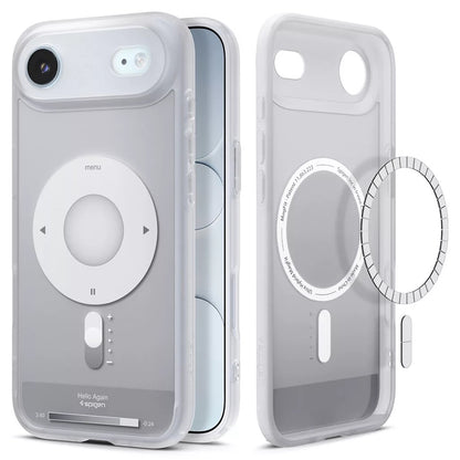 MagSafe-deksel for Apple iPhone 17 Air, Spigen, Ultra Hybrid Classic, Sølv