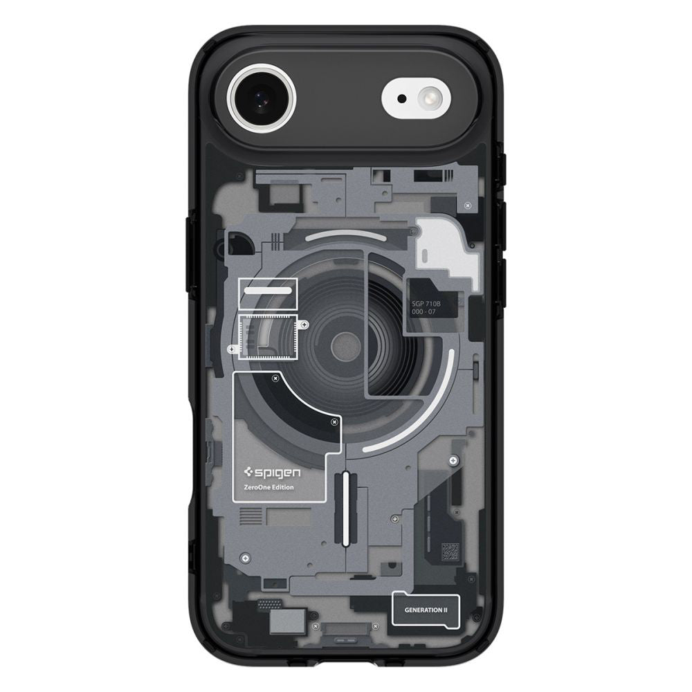 MagSafe-deksel for Apple iPhone 17 Air, Spigen, Ultra Hybrid Zero One, Svart