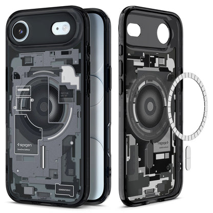 MagSafe-deksel for Apple iPhone 17 Air, Spigen, Ultra Hybrid Zero One, Svart