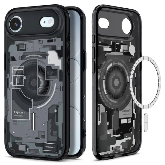 MagSafe-deksel for Apple iPhone 17 Air, Spigen, Ultra Hybrid Zero One, Svart