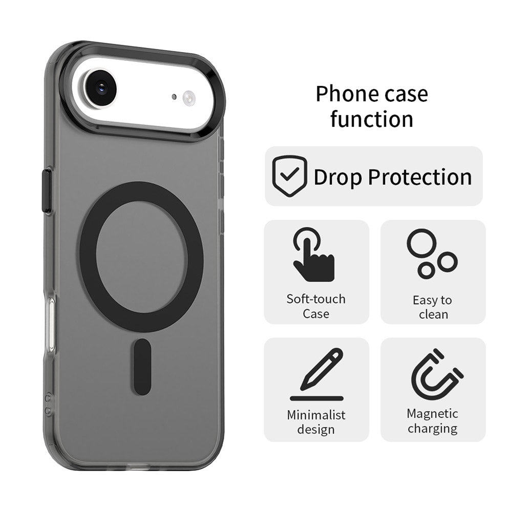 MagSafe-deksel for Apple iPhone 17 Air, Techsuit, CandyCase, Svart