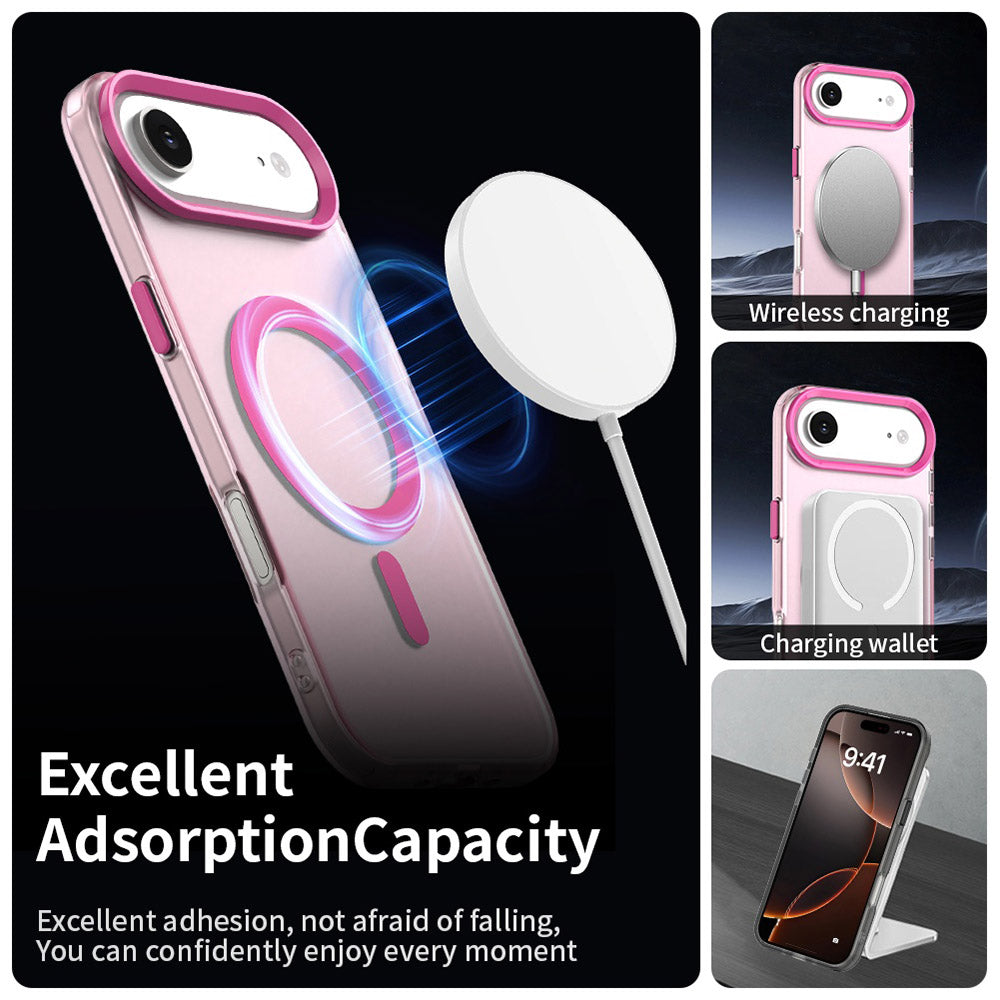 MagSafe-deksel for Apple iPhone 17 Air, Techsuit, CandyCase, Rosa