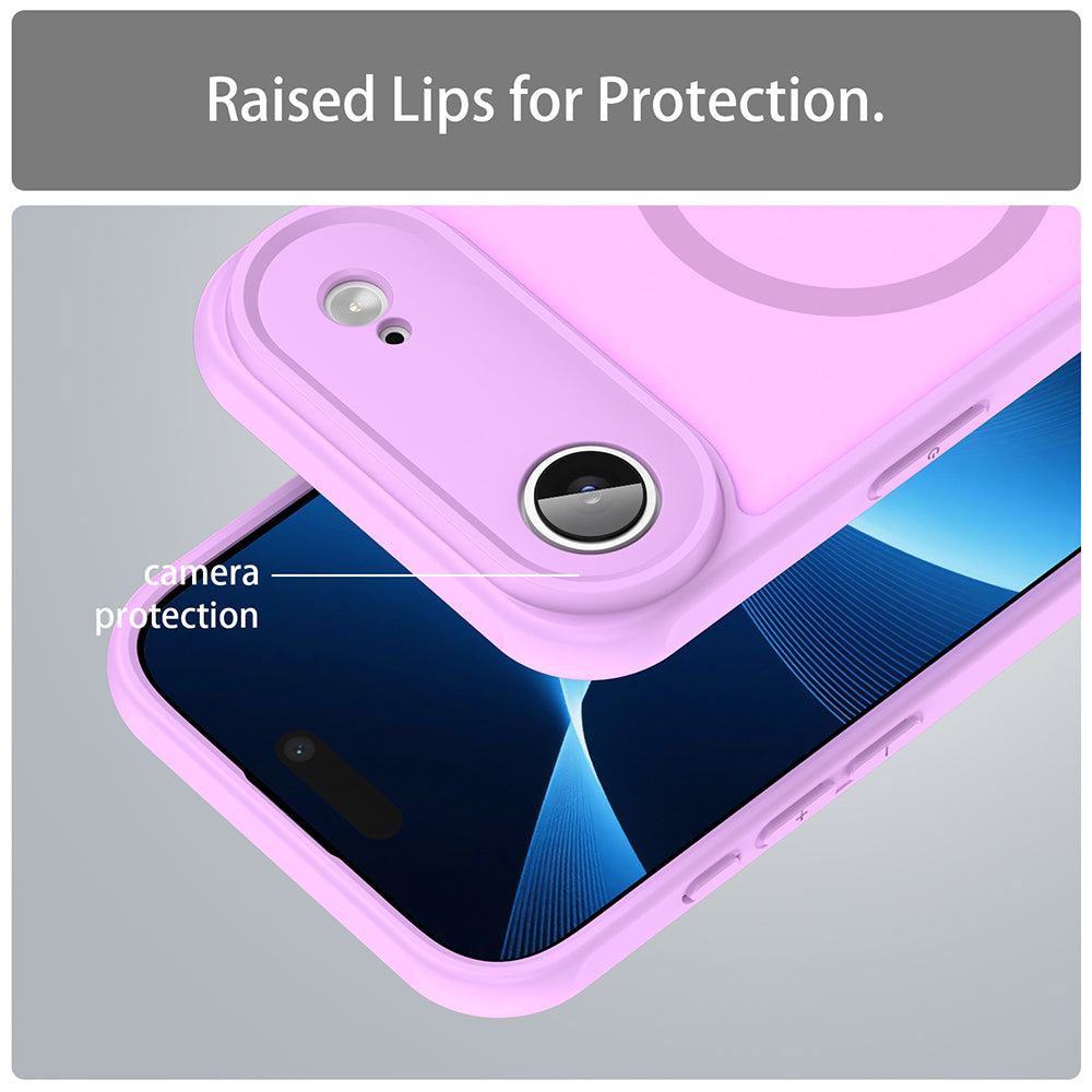 MagSafe-deksel for Apple iPhone 17 Air, Techsuit, HaloFrost II, Rosa