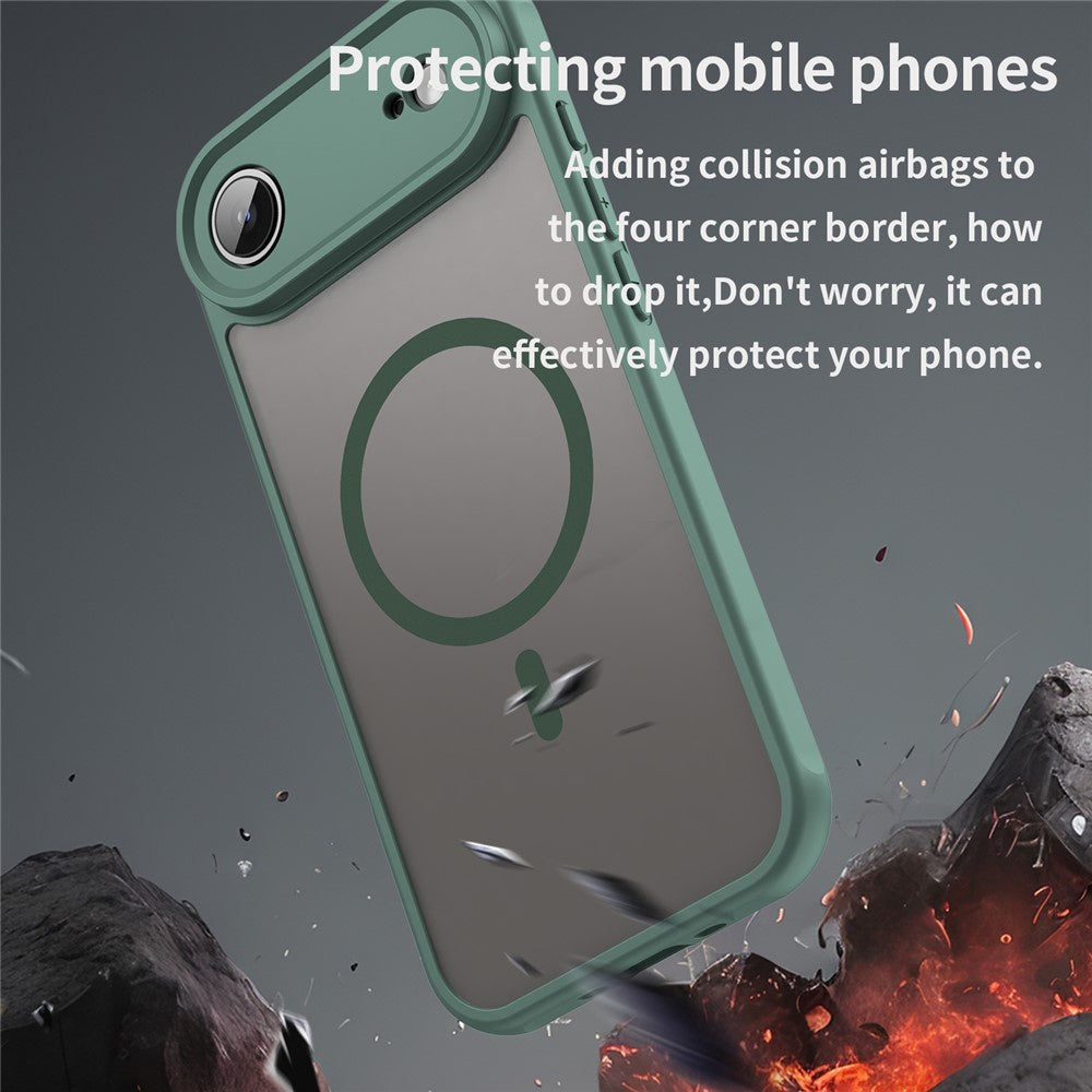 MagSafe-deksel for Apple iPhone 17 Air, Techsuit, HaloFrost II, Grønn