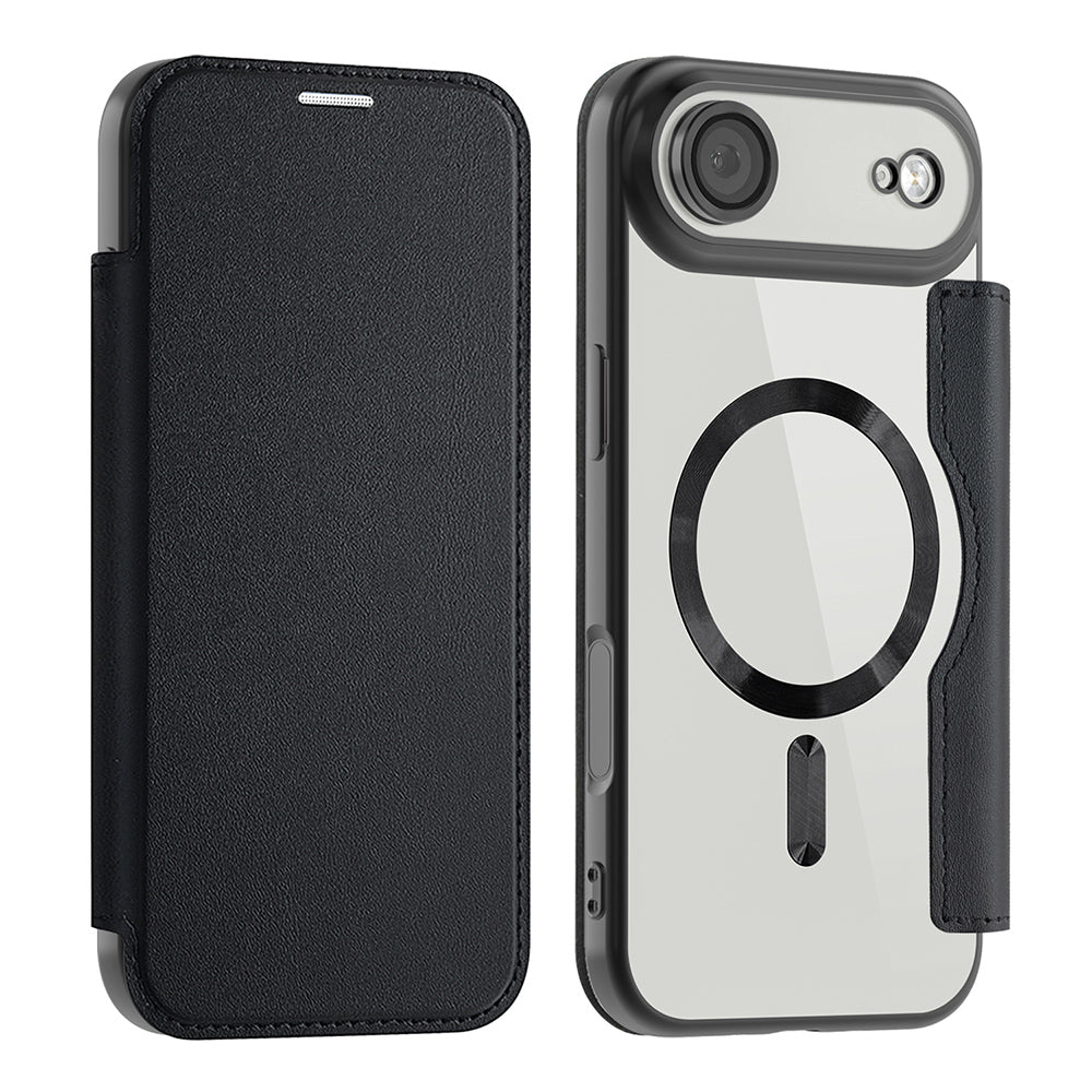 MagSafe-deksel for Apple iPhone 17 Air, Techsuit, SmartMag Book, Svart
