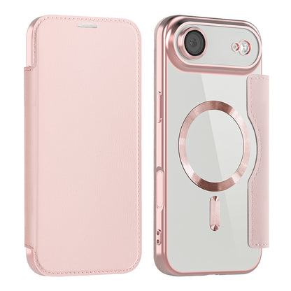 MagSafe-deksel for Apple iPhone 17 Air, Techsuit, SmartMag Book, Rosa