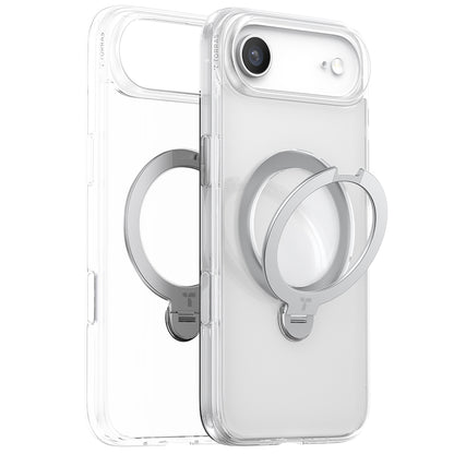 MagSafe-deksel for Apple iPhone 17 Air, Torras, Ostand Spin, Gjennomsiktig