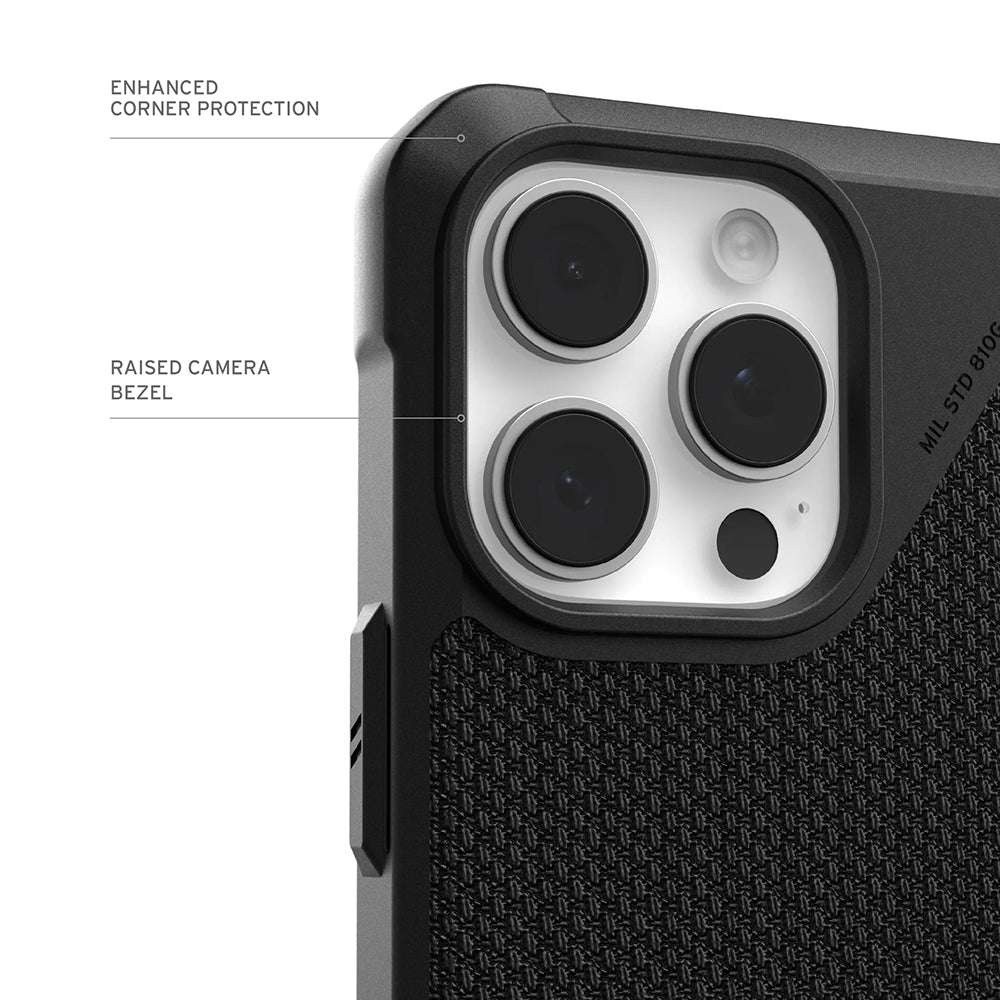 MagSafe-deksel for Apple iPhone 17 Air, Urban Armor Gear, Metropolis LT Kevlar, Svart